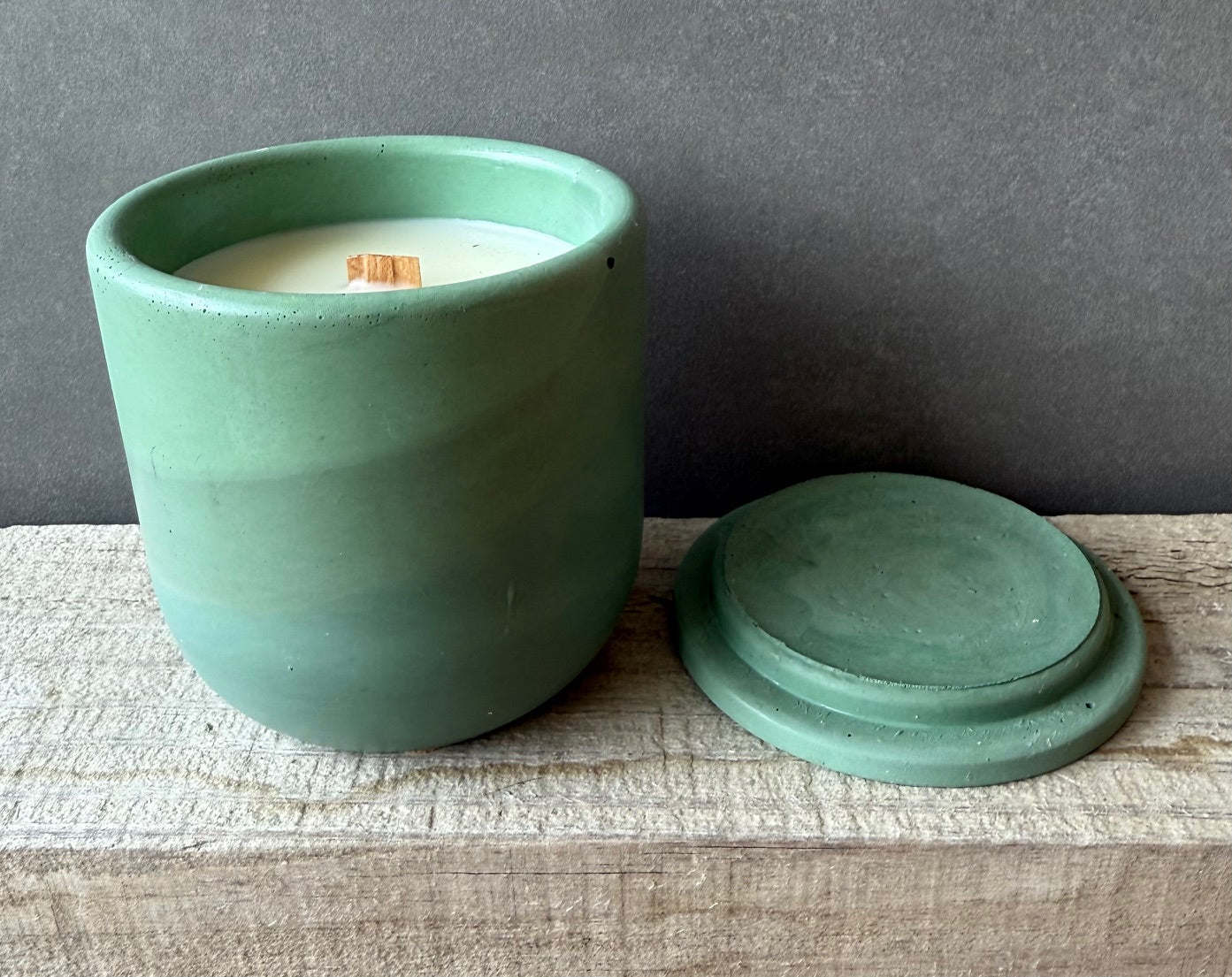 green ombre concrete, #2515